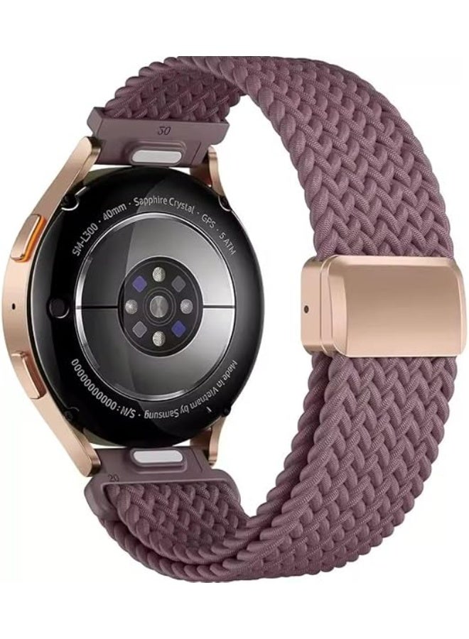 فكرة حزام سيليكون نايلون مضفر رسمي مقاس 22 مم لساعة Huawei Watch GT6 46 مم | GT6 Pro | GT5 46 مم | GT4 | GT2 GT3 46 مم | Watch 4/4 Pro | Watch 3/3 Pro | GT3 | GT3 Pro | GT Runner - Image 1